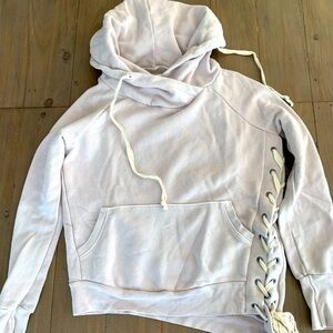 NSF women Enzo hoodie in grayish lavender/pale pink NWOT